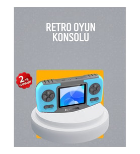 Mey İthalat® Mini Arcade Oyun Konsolu Hafif Taşınabilir Çocuk Hediyelik