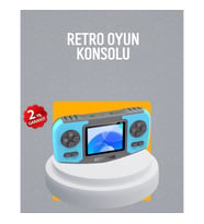 Mey İthalat® Mini Arcade Oyun Konsolu Hafif Taşınabilir Çocuk Hediyelik