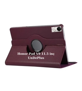 Honor Pad V9 11.5 inç Kılıf 360 Dönebilen Standlı Case (Mor)