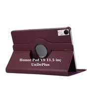 Honor Pad V9 11.5 inç Kılıf 360 Dönebilen Standlı Case (Mor)