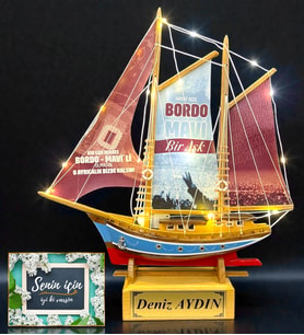 Size Özel Led Işıklı Doğal Ahşap Gemi Maketi Hediyesi El Yapımı Farklı Modeller (Model 5)