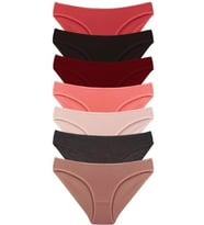 Vos Versa KozaBiat Kadın İç Giyim 7'li Bikini Karışık Renk - S, M, L VKB1002
