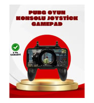 Mey İthalat® PUBG Mobile Uyumlu Joystick ve Parmak Tetikli Oyun Gamepadi