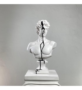 David 'Black Streak' Dekoratif Heykel, Pop Art Roma Yunan Heykelleri