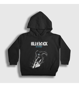 Presmono Unisex Çocuk Siyah Isagi Yoichi Futbol Soccer Anime Bluelock Kapüşonlu Sweatshirt 447858tt