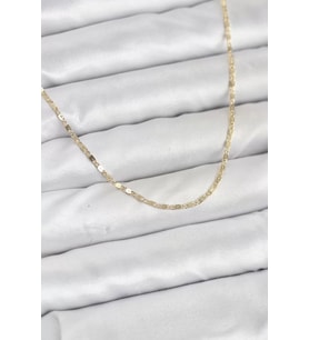 CM 14K Gold Renk Ezme Zincir Model 60 cm Kadın Kolye - TJ-BKO10933