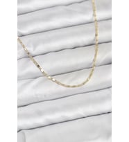 CM 14K Gold Renk Ezme Zincir Model 60 cm Kadın Kolye - TJ-BKO10933
