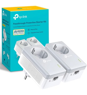 Lexroo TL-PA4010PKIT, AV600 AC Güç Soketli Powerline Adaptör Başlangıç Kiti