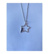 Star Yıldız Kedi Gotik Kolye (Gümüş)