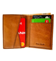 RİCH SMİTH ® GERÇEK DERİ MİNİX KARTLIK CÜZDAN / 7308 TABA (BULUTLU P.)
