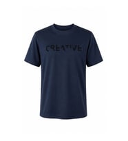 Trender 226-29 Creative Baskı Modal Octavian Lacivert Erkek T-Shirt 26YG08000022