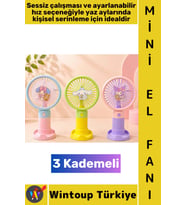 #Vantilatör Mini Çanta Boy Gündelik Seyahat Tipi Kompakt Taşınabilir Hafif Sessiz Çalışma Ev Ofis Ya