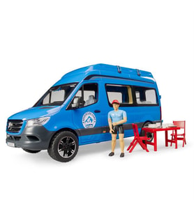 Bruder Oyuncak M. Benz Sprinter Kamp Aracı Kampçı ve Aksesuarları BR02684