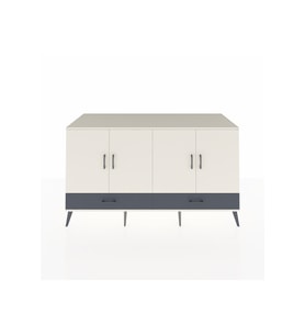 Kronos Konsol 6 Raflı 2 Çekmeceli 4 Kapaklı 176x59x99 Aytaşı-Aytaşı/Antrasit