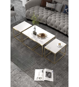 Tv Sehpası Tv Ünitesi 160 Cm Gümüş Beyaz Mistral 5073