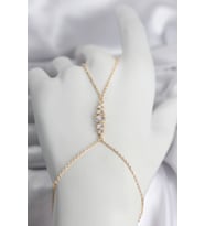 Pirinç Gold Renk Zirkon Taşlı Kadın Şahmeran - TJ-SN753