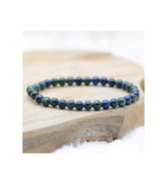 Özgürlüğün İfadesi: Azurit-Malachite: Unisex Doğal Taş Bileklik