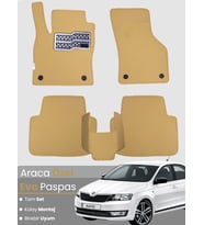 SKODA OCTAVİA NX (2020-2024) Uyumlu EVA Paspas Tam Set–Oto Paspas,Araca Özel,Kolay Montaj