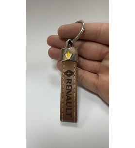 Renault Yazılı Ve Logolu Anahtarlık (Kahverengi) (Standart)