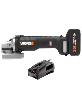 WORX WX812.9C 20Volt 2.0Ah. 125mm Kömürsüz Profesyonel Tek Akülü Şarjlı Avuç Taşlama