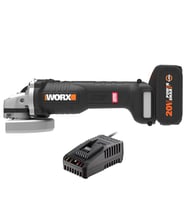 WORX WX812.9C 20Volt 2.0Ah. 125mm Kömürsüz Profesyonel Tek Akülü Şarjlı Avuç Taşlama