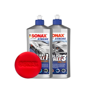 Sonax Hızlı ve Kolay Çizik Giderme ve Parlatma Seti (Premium)