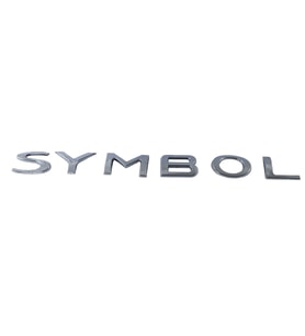 Symbol Arka Bagaj Yazı Clio 2009-2018 8200867304