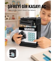 Işıklı Sesli Şifreli Atm Görünümlü Kasa Kumbara