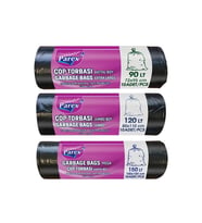 Professional Çöp Torbası Battal Jumbo ve Hantal Boy 3'lü Paket