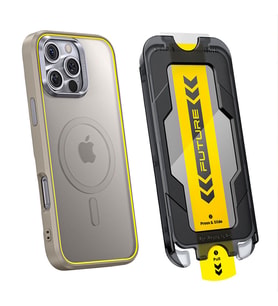 Aohi The Future Iphone 16 Pro Max Kılıfı Desert Titanium, Tam Kaplayan Kırılmaz Temperli Camlı Koruma
