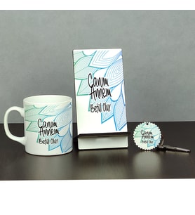 Canım Annem Üçlü Set (Kupa + Telefon Standı + Anahtarlık) 002