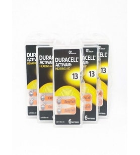 Duracell 13 Numara Kulaklık Pili 6'lı-5 Paket 5*6