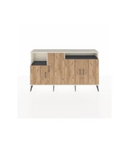 Arges Konsol 5 Raflı 4 Kapaklı 176x30x99 Aytaşı-Çam/Antrasit