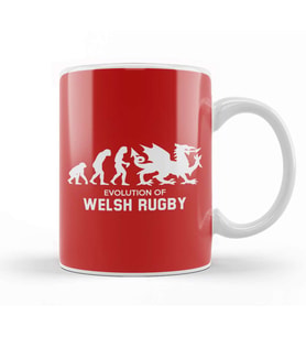 Evolution Of Welsh Rugby Kupa Bardak Porselen
