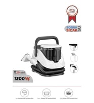 Torima TCC-01 Siyah Buharlı Koltuk ve Halı Yıkama Makinesi Leke Çıkartma Makinesi