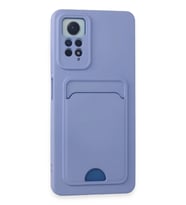 Durukar® Redmi Note 12 Pro 4G Kılıf Kelvin Kartvizitli Silikon - Lila