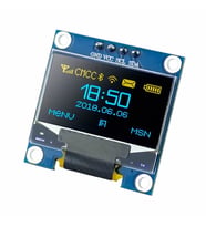 0.96 Inch Sarı Mavi Oled Modül 128x64 Piksel IIC I2C Seri 0.96” Ekran Lcd Gösterge