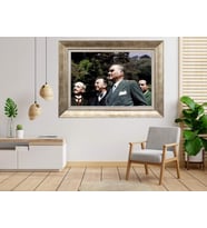 Gümüş Çerçeveli dekoratif Tablo as625