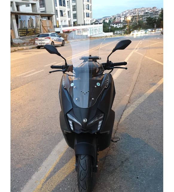 MOTOCAM Yuki Vampire 125 Ön Cam 2023-2026 Model 72cm Şeffaf Renkli 4mm