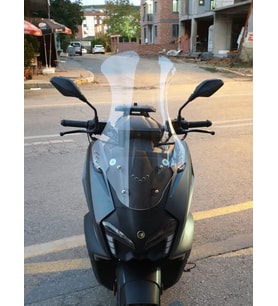 MOTOCAM Yuki Vampire 125 Ön Cam 2023-2026 Model 72cm Şeffaf Renkli 4mm