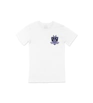 Los Angeles Kings Cep Logo Tasarımlı Beyaz Tişört