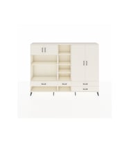 Arges Dolap 12 Raflı 4 Çekmeceli 4 Kapaklı 220x30x163 Aytaşı-Aytaşı