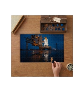 Uzay Mekiği Tasarımı 240 parça Ahşap Puzzle Ahşap Kutuda MP04098