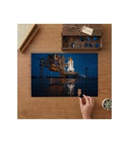 Uzay Mekiği Tasarımı 240 parça Ahşap Puzzle Ahşap Kutuda MP04098