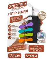 Tüm Telefonlara Uyumlu Mini Cep Vantilatörü  Type-C & Lightning 2 Girişli Fan – Powerbank ve Tablet