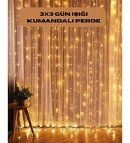 8 Fonksiyonlu Uzaktan Kumandalı Günışığı Perde Peri Led Dekoratif Işık