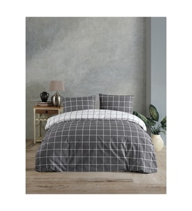 Lüks Ranforce Kumaşından 1.Kalite %100 Pamuklu Tek Kişilik Nevresim Seti 160x220