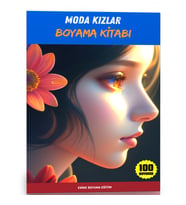 Moda Kızlar Boyama Kitabı