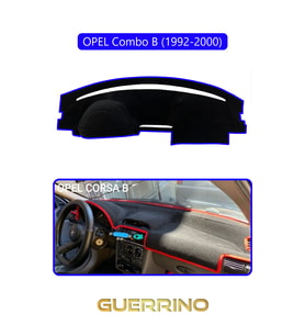 OPEL Corsa B  COMBO B (1992-2000)TORPİDO KORUMA HALISI MAVİ KENAR