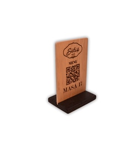 QR Menülü Masa numarası Firma logolu Restoran cafe için